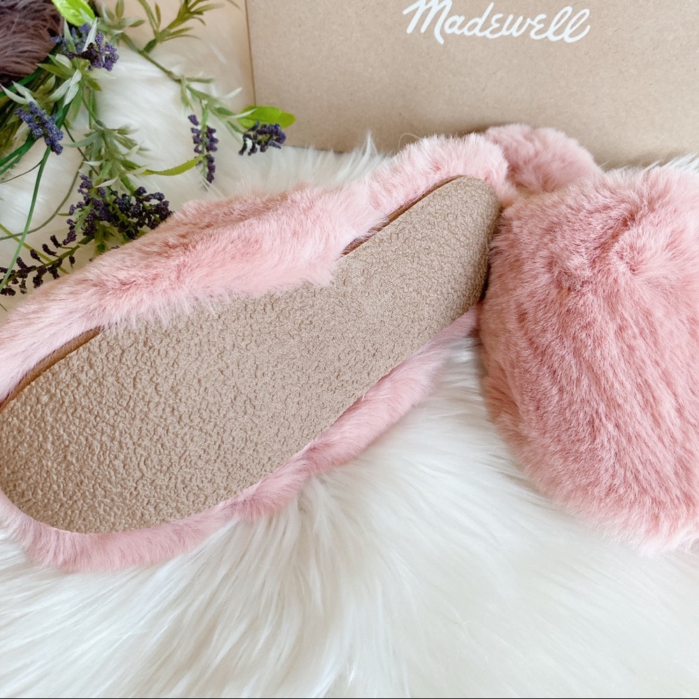 Madewell Wallis Faux Fur Slippers - Picture 5 of 5